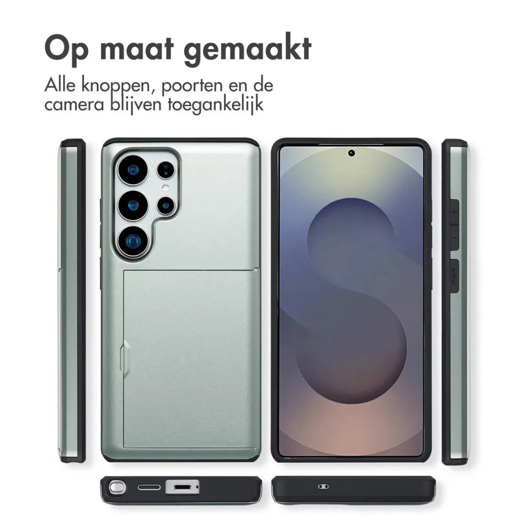 Imoshion Hoesje Samsung Galaxy S25 Ultra - Groen - 2 Pasjes