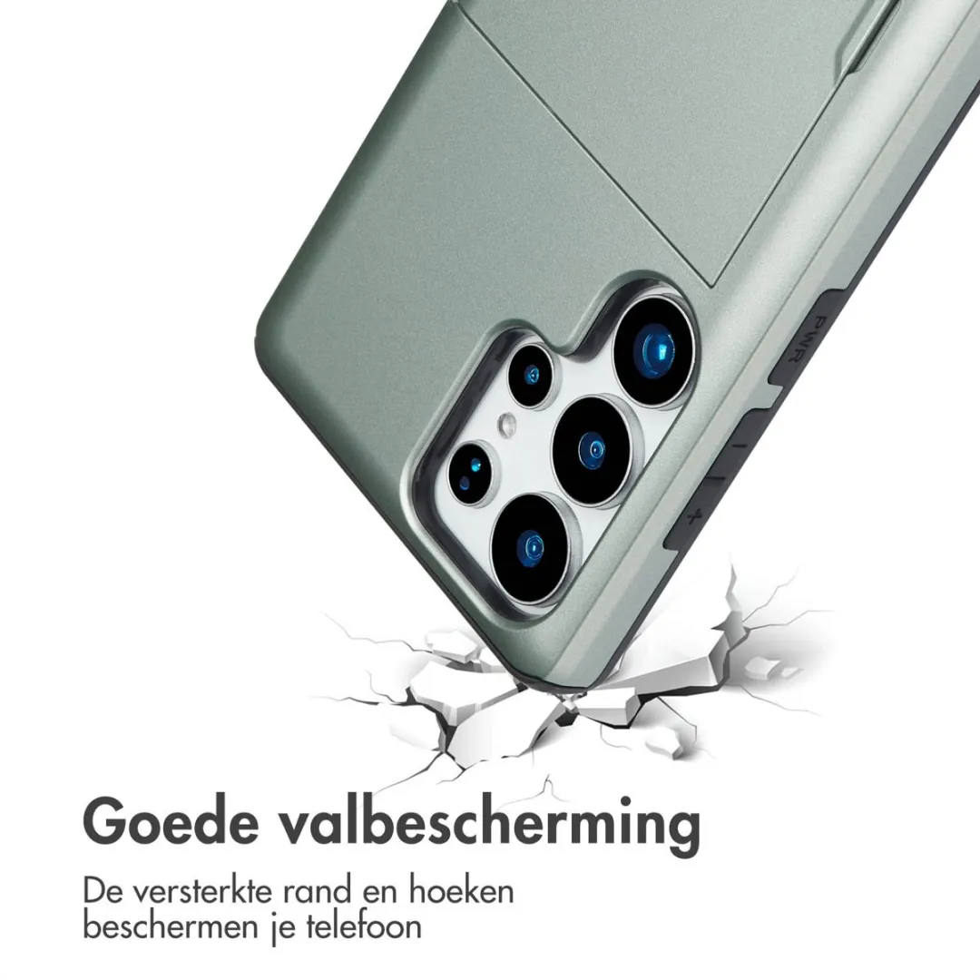 Imoshion Hoesje Samsung Galaxy S25 Ultra - Groen - 2 Pasjes