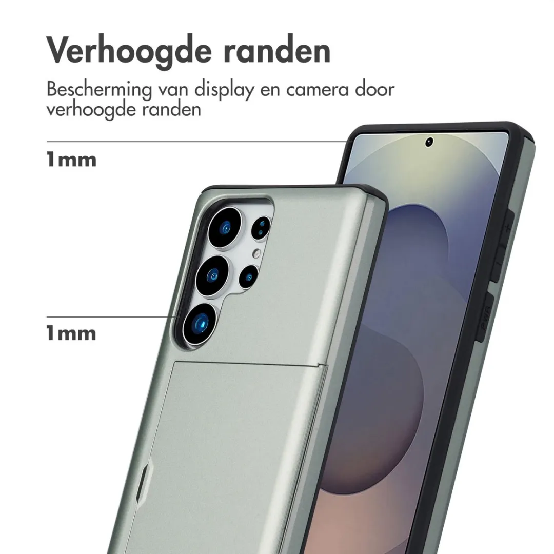 Imoshion Hoesje Samsung Galaxy S25 Ultra - Groen - 2 Pasjes