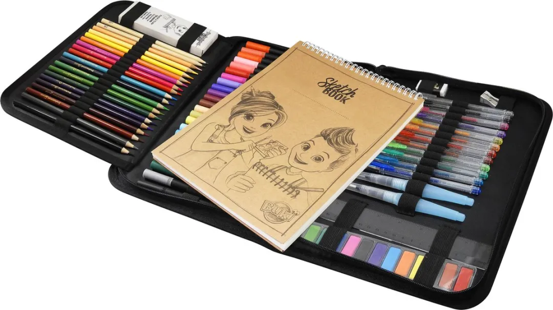 Buki - professionele teken etui - tekenmap - tekenen en kleuren
