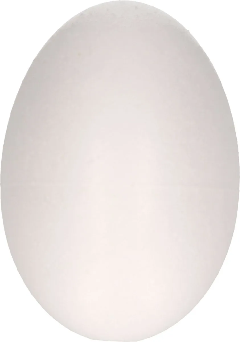 Rayher Hobby Piepschuim Eieren 12cm - 6 Stuks - Wit