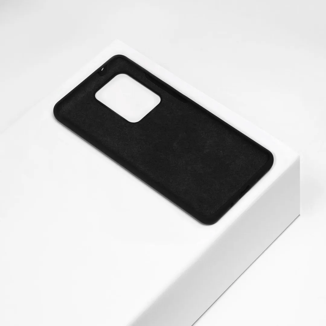 BMAX Siliconen Hoesje BMAX3473673765 Samsung Galaxy S20 Ultra - Zwart