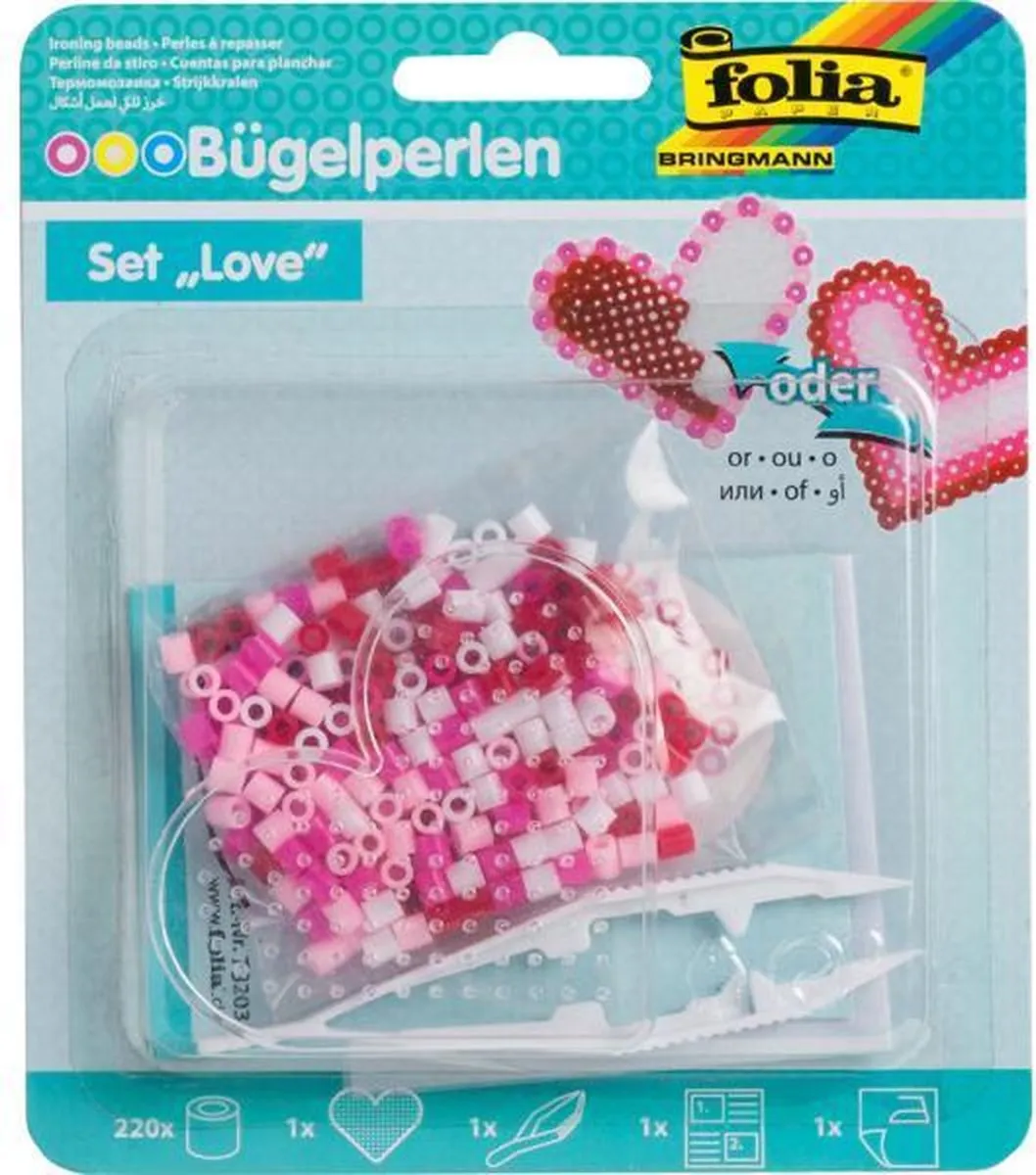 Folia Strijkparel Starterset Liefde - 220 Stuks