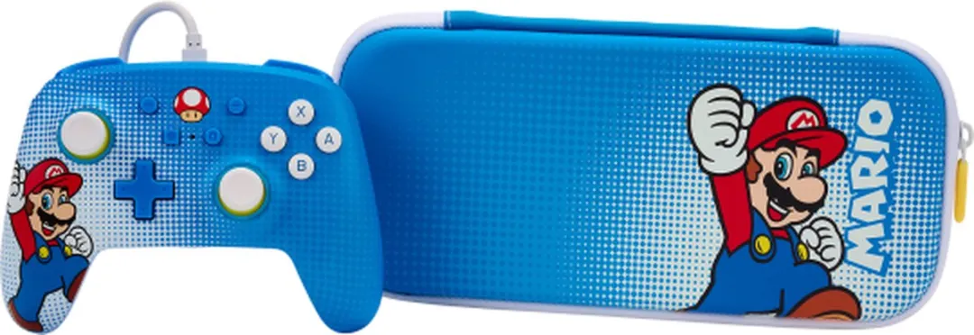 PowerA Geavanceerde Bedrade Controller - Geschikt voor Nintendo Switch - Mario Pop Art