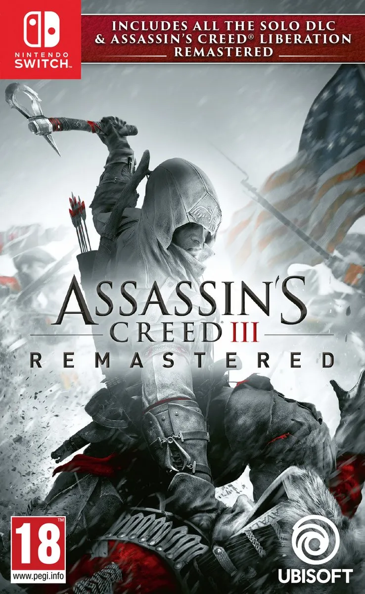 Ubisoft Assassin's Creed III Switch Gamecard
