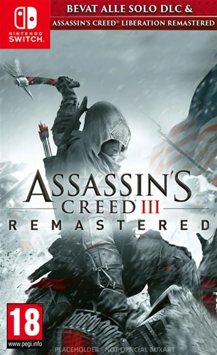 Ubisoft Assassin's Creed III Switch Gamecard