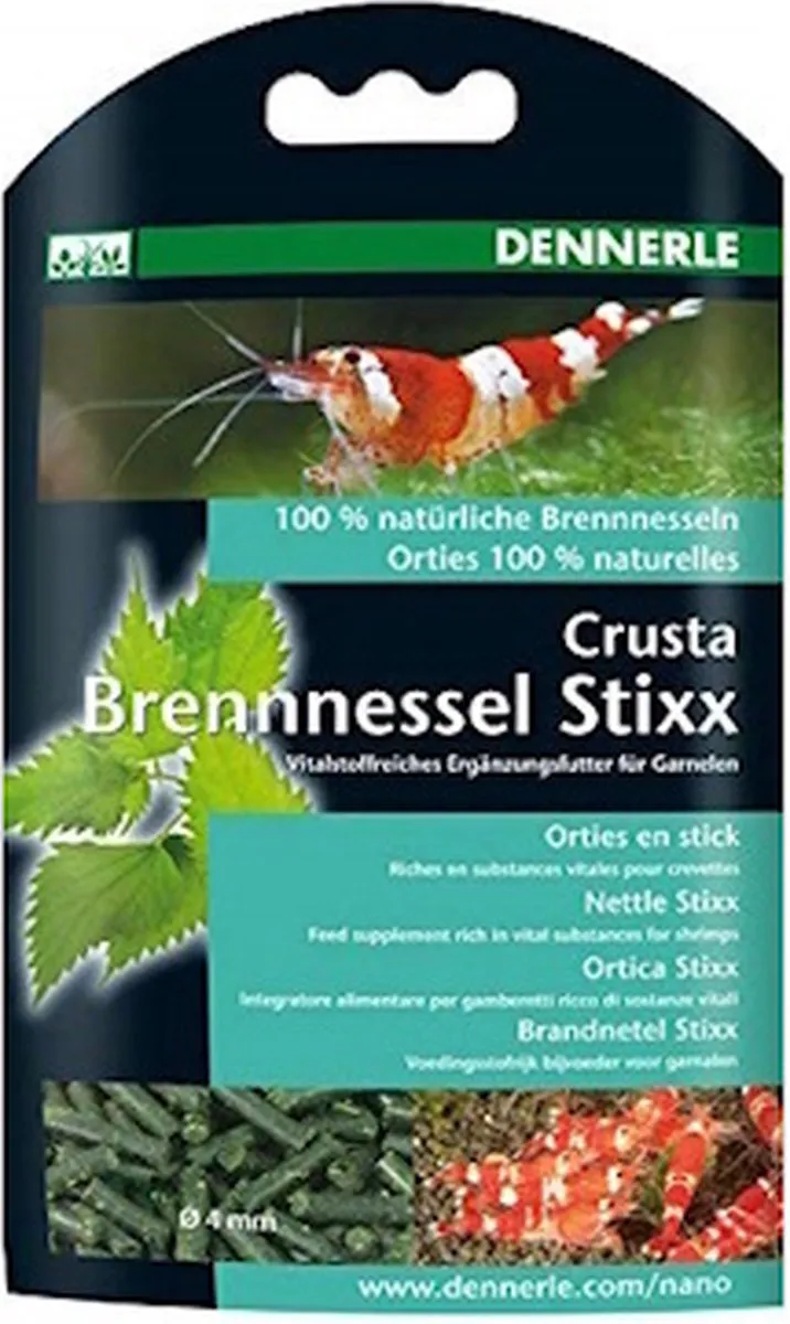 Dennerle Nano Crusta Brandnetel Stixx 30g