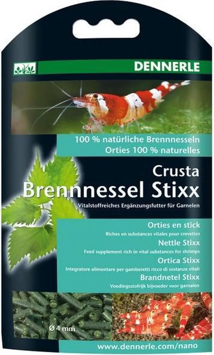 Dennerle Nano Crusta Brandnetel Stixx 30g