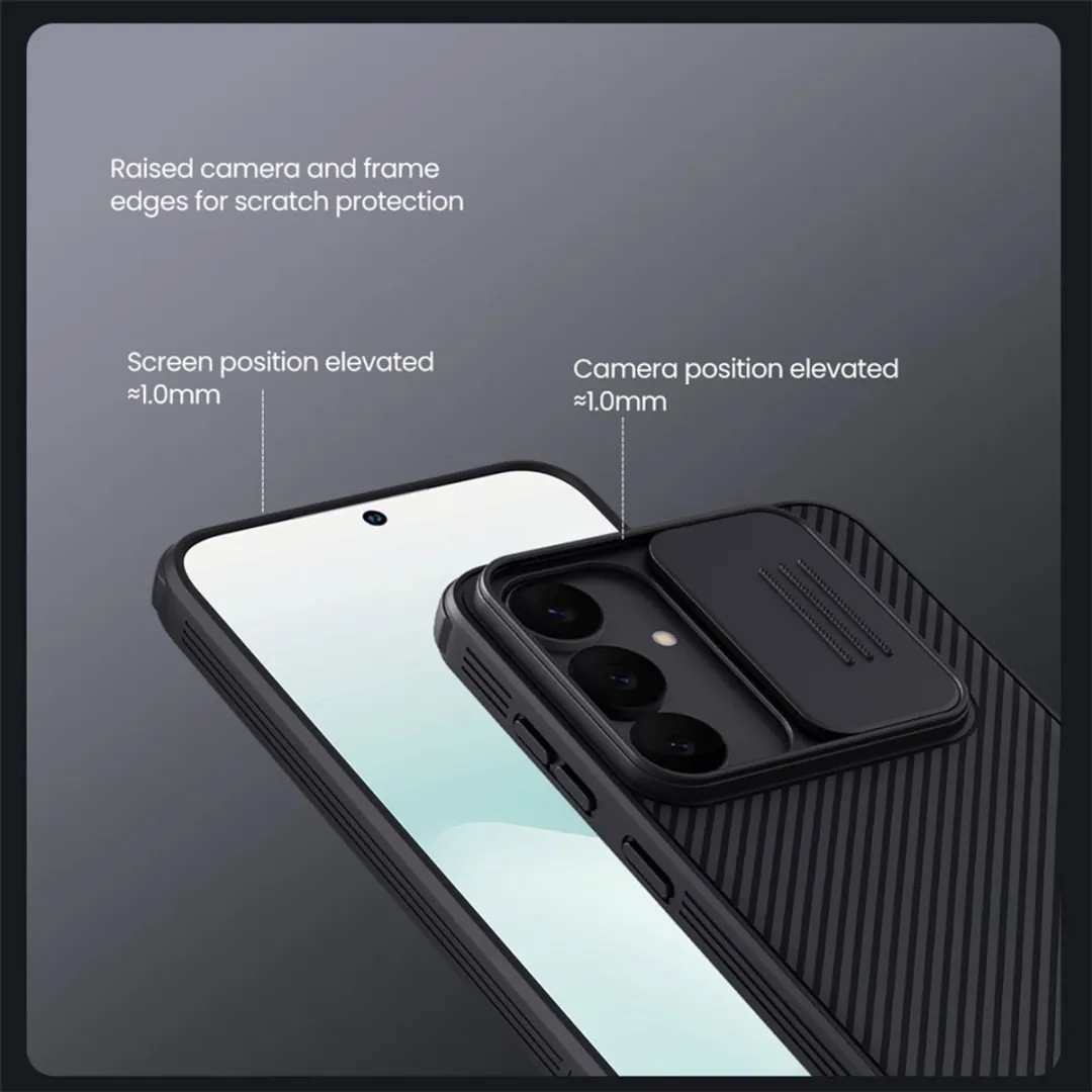 Nillkin CamShield Pro Hoesje Samsung Galaxy S25 FE - Zwart