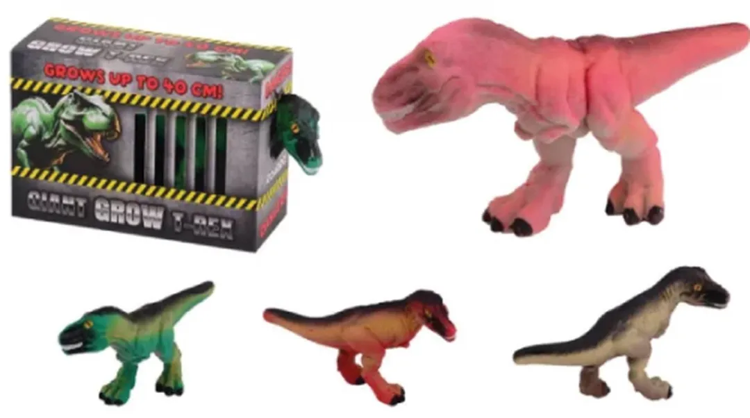 Johntoy JT29689 Reuze Groeiende T-Rex Dinosaurus - Multicolor