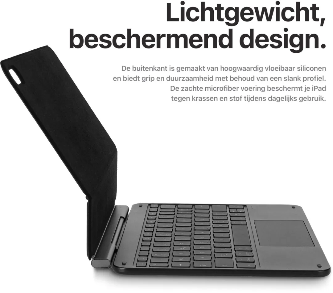 Decoded D26IPA109KBC4QYBK iPad Toetsenbord - Zwart