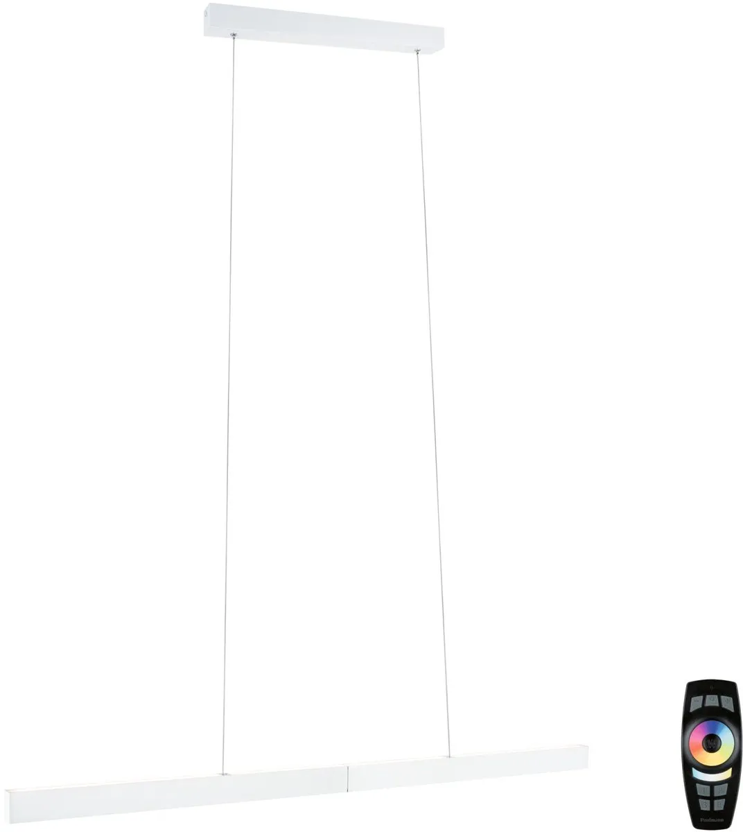 Paulmann LED Hanglamp Aptare Zigbee 2x18W 2700K - 2x2400lm Wit mat - afbeelding 6 van 6