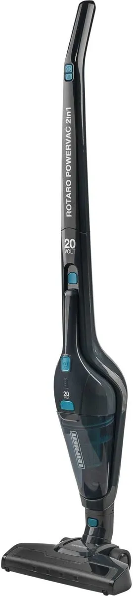 Leifheit Rotaro Powervac 2in1 steelstofzuiger - met kruimelzuiger - 20V