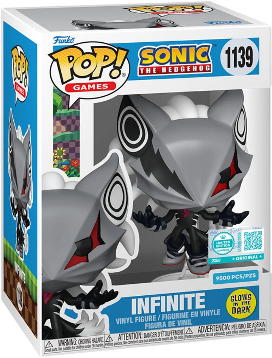 Funko Pop! Sonic the Hedgehog Infinite Glow in the Dark #1139
