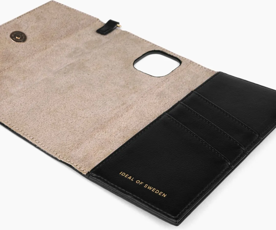 iDeal of Sweden Cassette Clutch iPhone 13 Pro - 3 Pasjes - Midnight Leopard - afbeelding 4 van 6