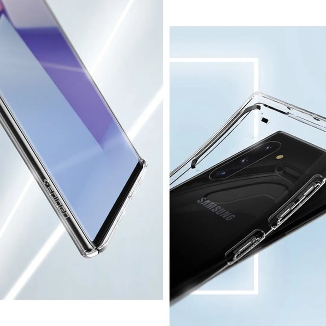 Spigen Liquid Crystal Case Samsung Galaxy Note 10 N970 - Zwart