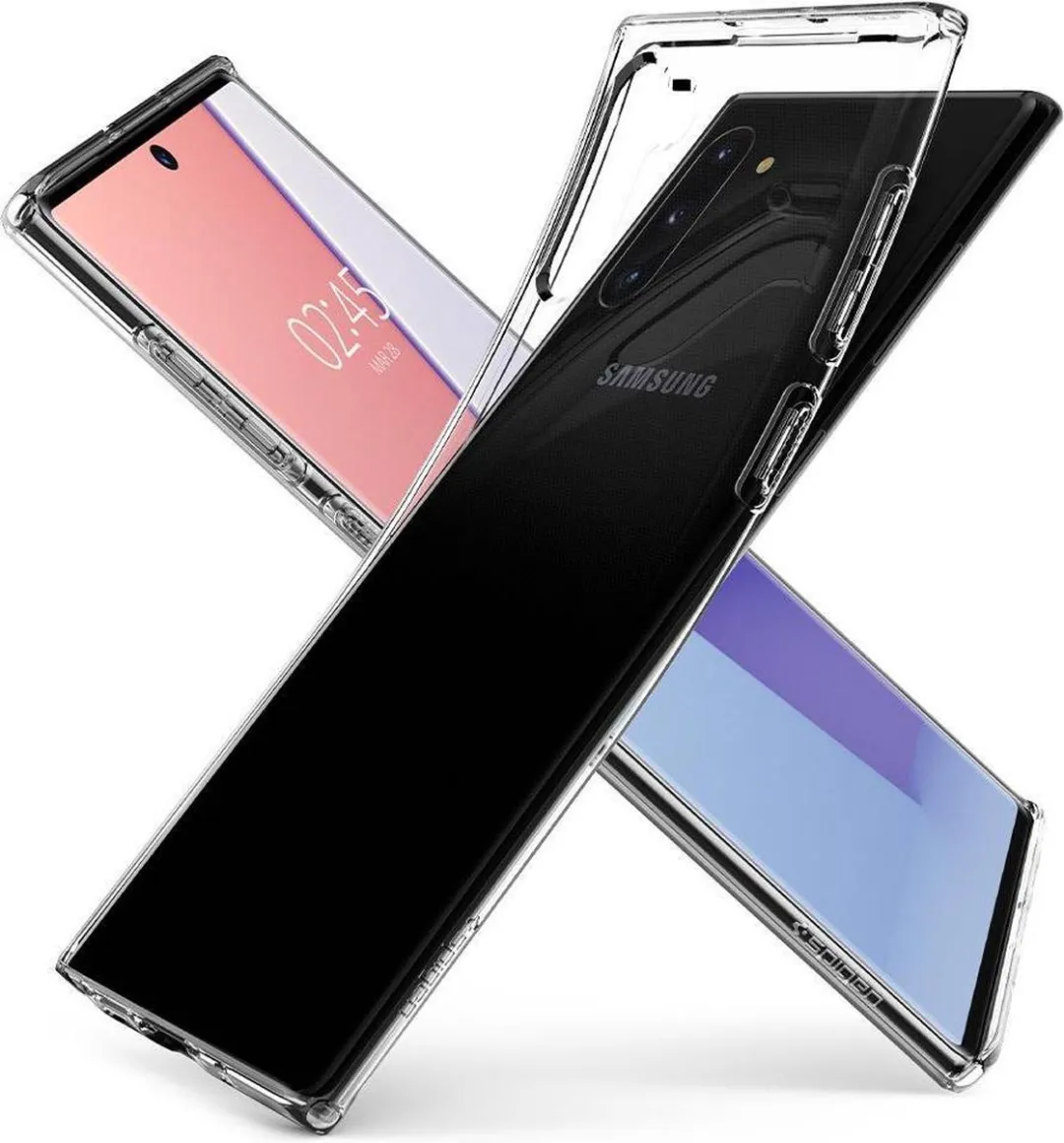Spigen Liquid Crystal Case Samsung Galaxy Note 10 N970 - Zwart