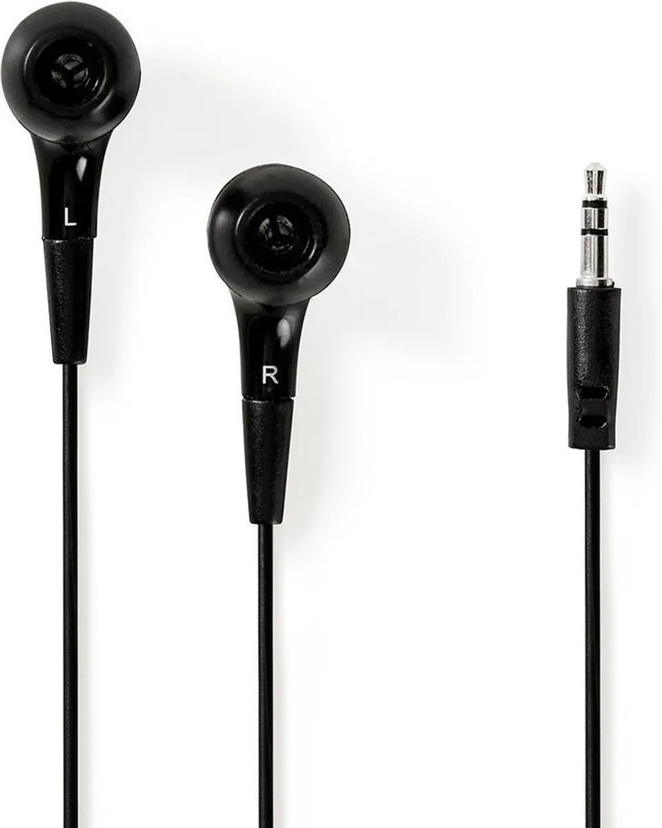 Nedis HPWD1001 Bedrade Koptelefoon 1.2m - Zwart
