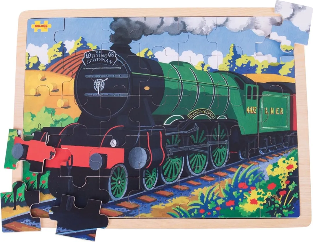 BIGJIGS Flying Scotsman Puzzle 35 Stuks