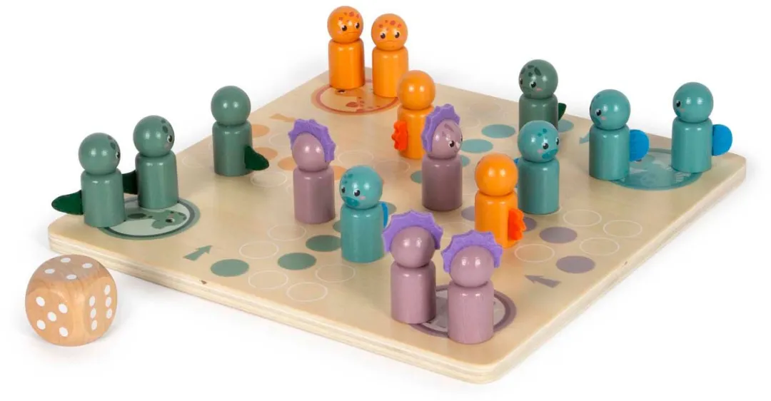 Small Foot Houten Ludospel Dino 12619 - 2-4 Spelers