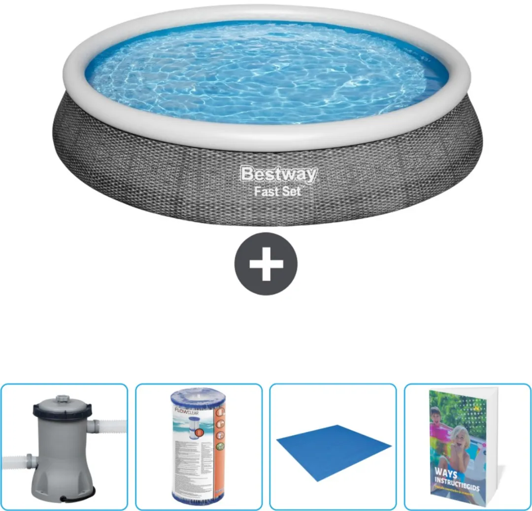 Bestway Fast Set Rond Zwembad 396x84cm