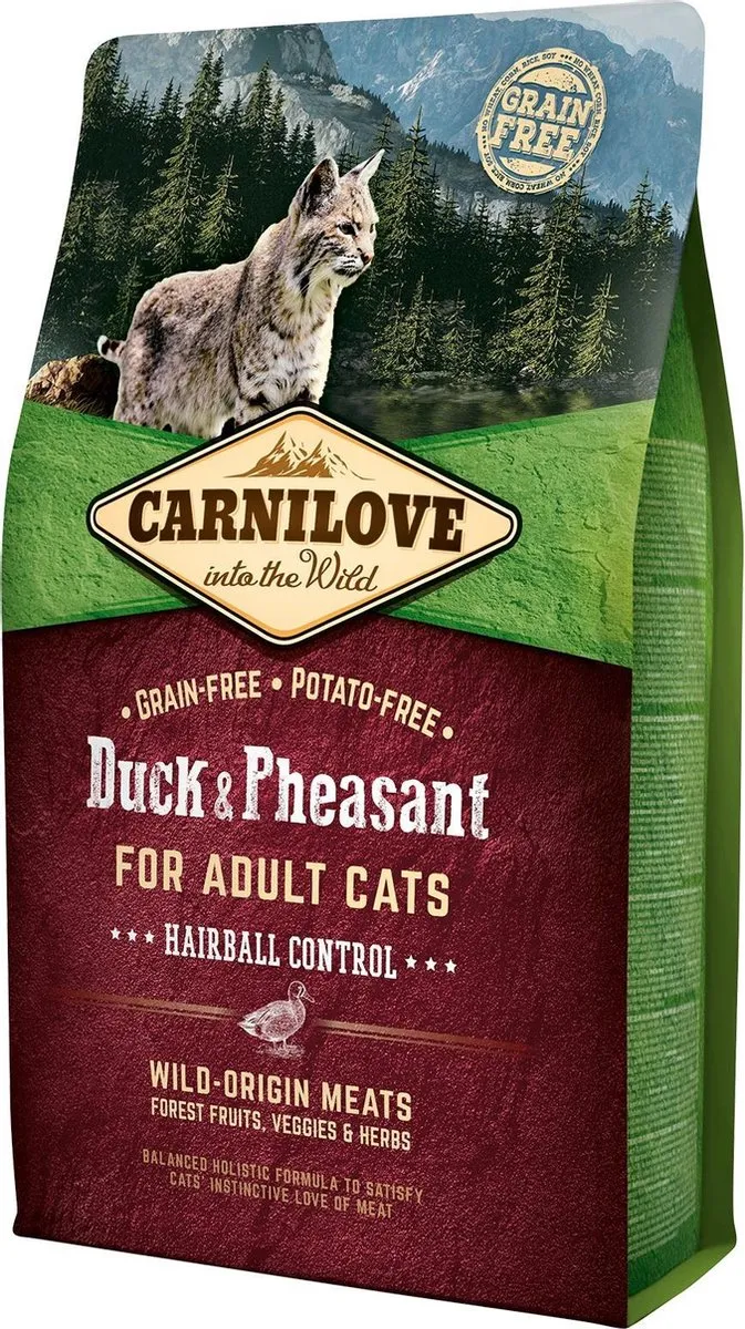 Carnilove Eend & Fazant Hairball Control 6kg