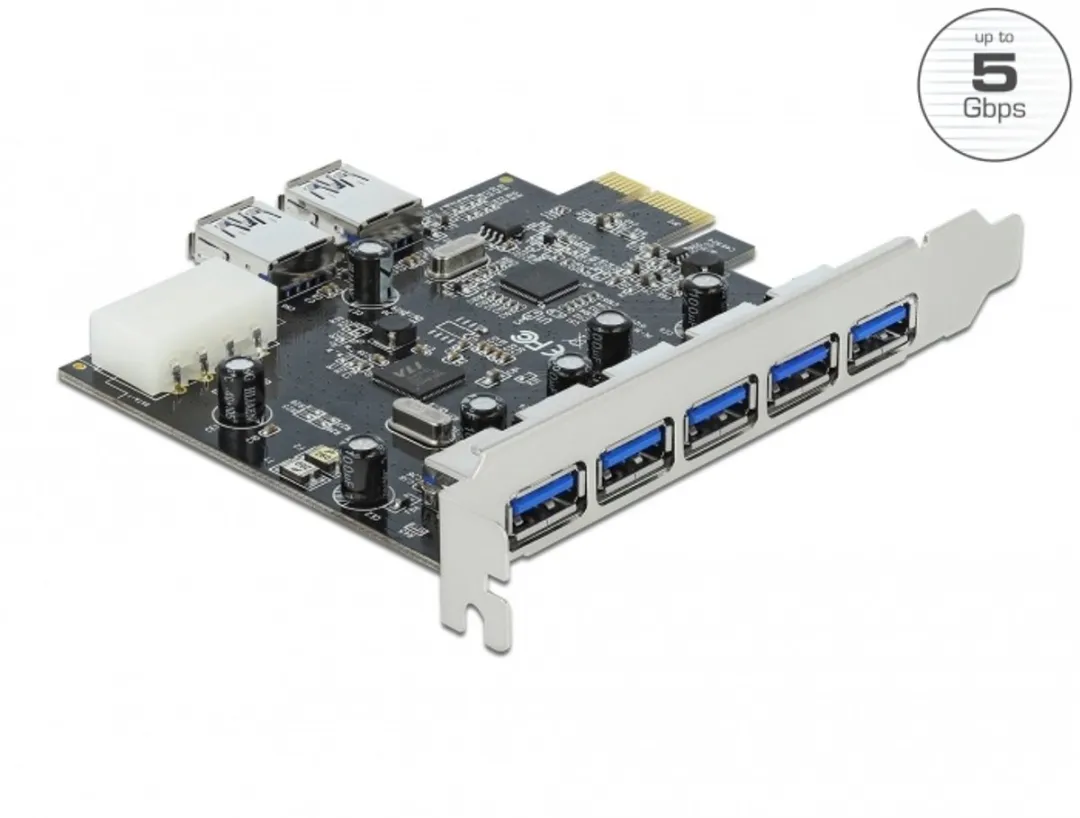 Delock - PCI Express Karte > 5 x extern + 2 x intern USB 3.0
