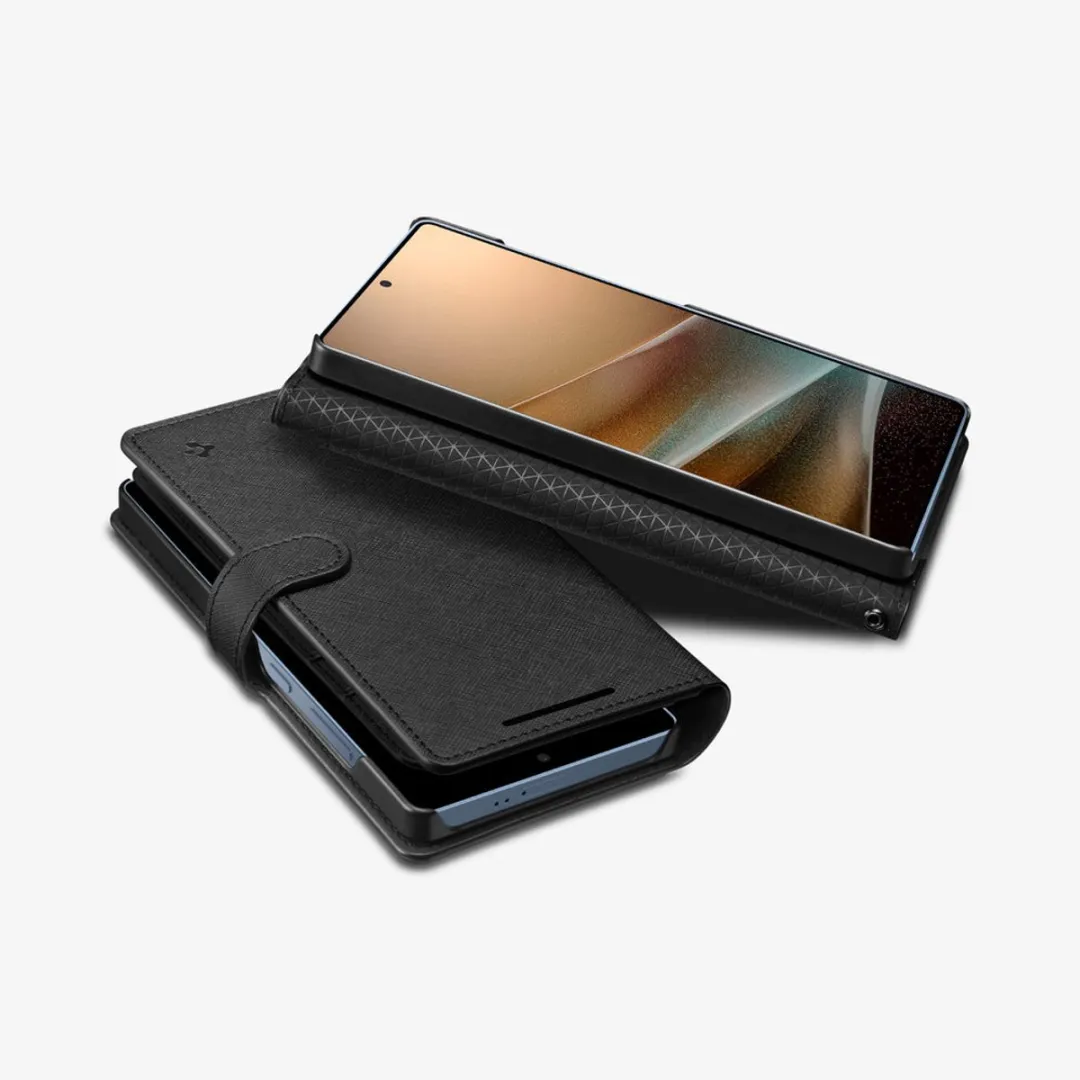 Spigen Case Wallet Cover Samsung Galaxy S25 Ultra - Transparent