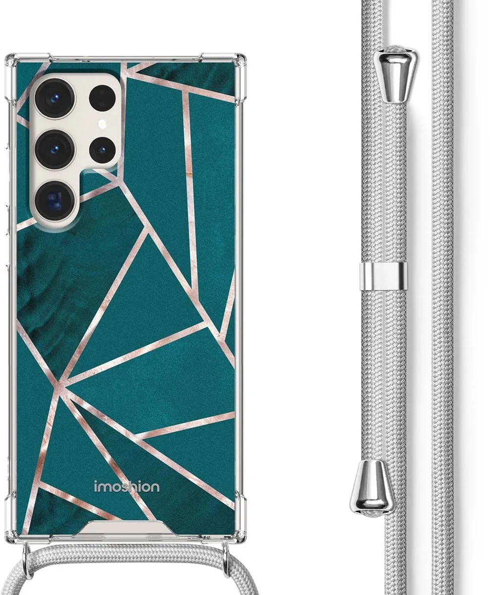 Imoshion Hoesje Samsung Galaxy S23 Ultra Petrol Green Graphic