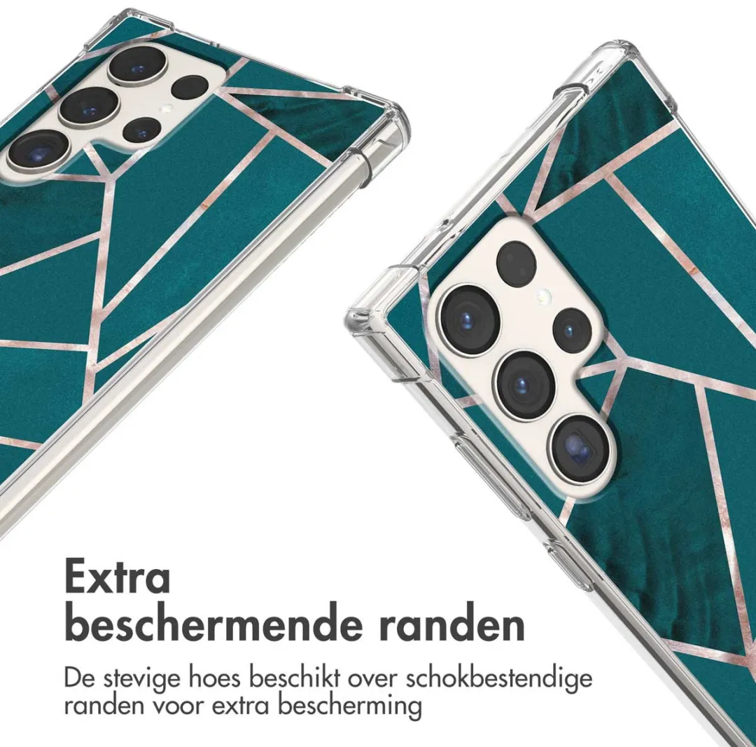 Imoshion Hoesje Samsung Galaxy S23 Ultra Petrol Green Graphic
