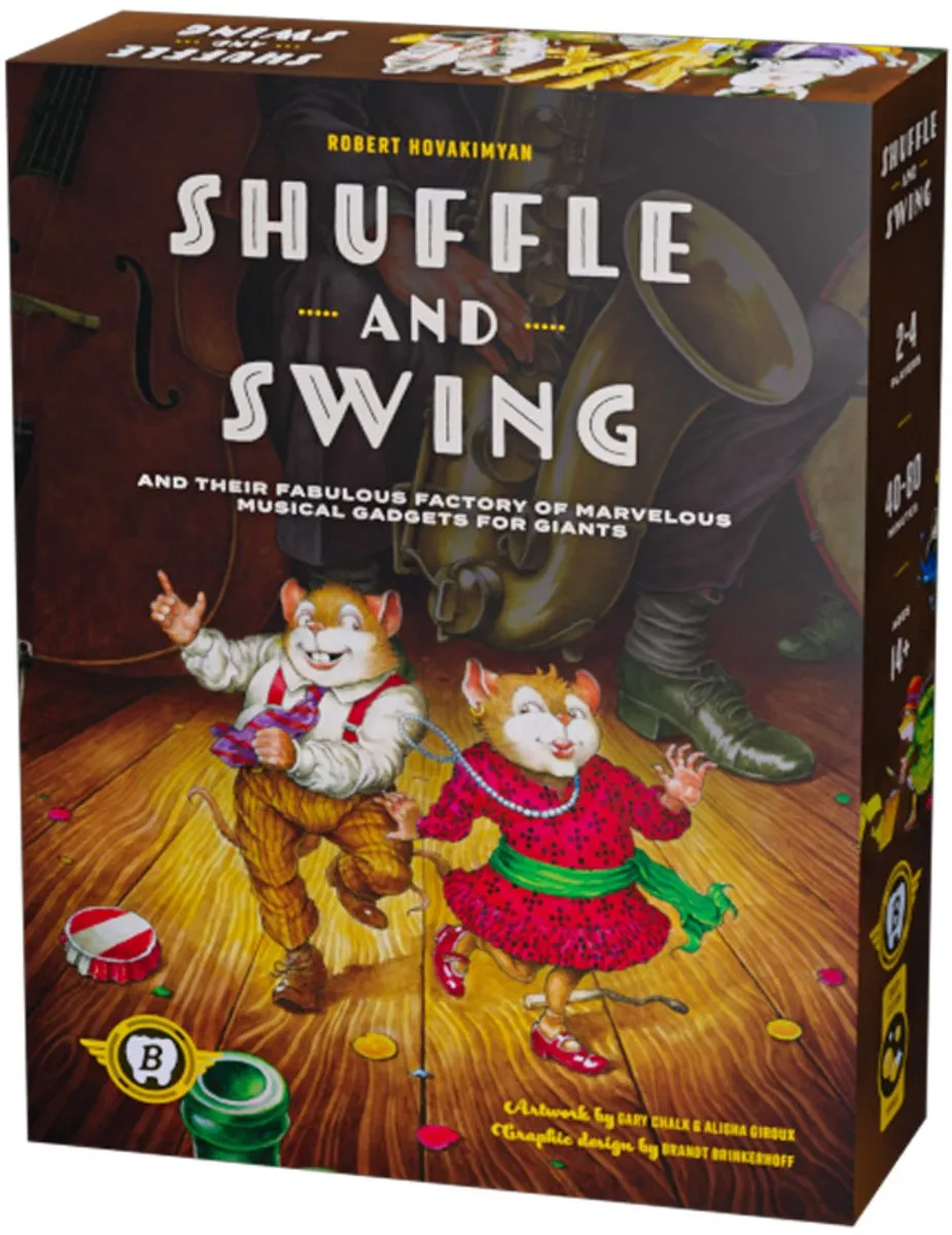 Shuffle and Swing - Engelstalig Strategisch Bordspel met Rondel Mechanisme - Jazz Thema en Unieke Instrumenten