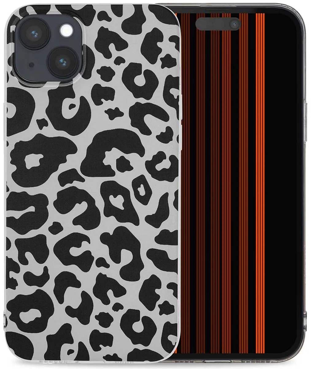 Imoshion iPhone 15 Plus Hoesje - Leopard Transparent