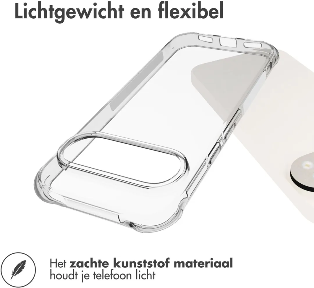 Imoshion Hoesje Google Pixel 10/10 Pro - Transparant