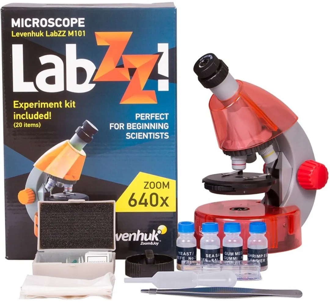Levenhuk LabZZ M101 Microscoop - Oranje