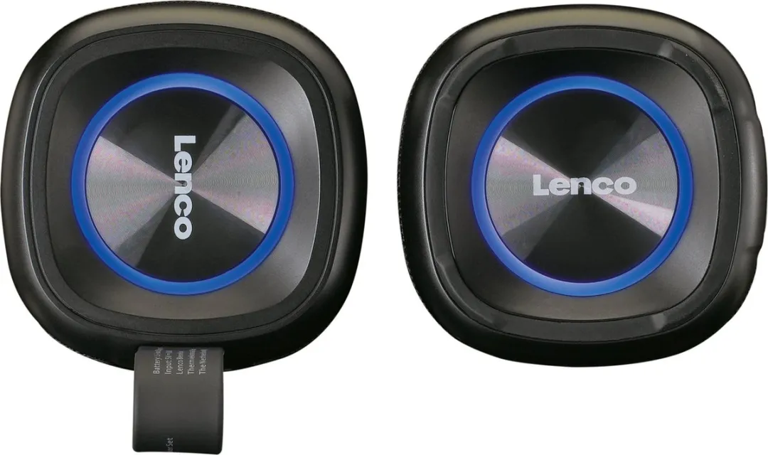 Lenco BTP-400BK - Bluetooth Speaker Draadloos - Waterproof - Zwart