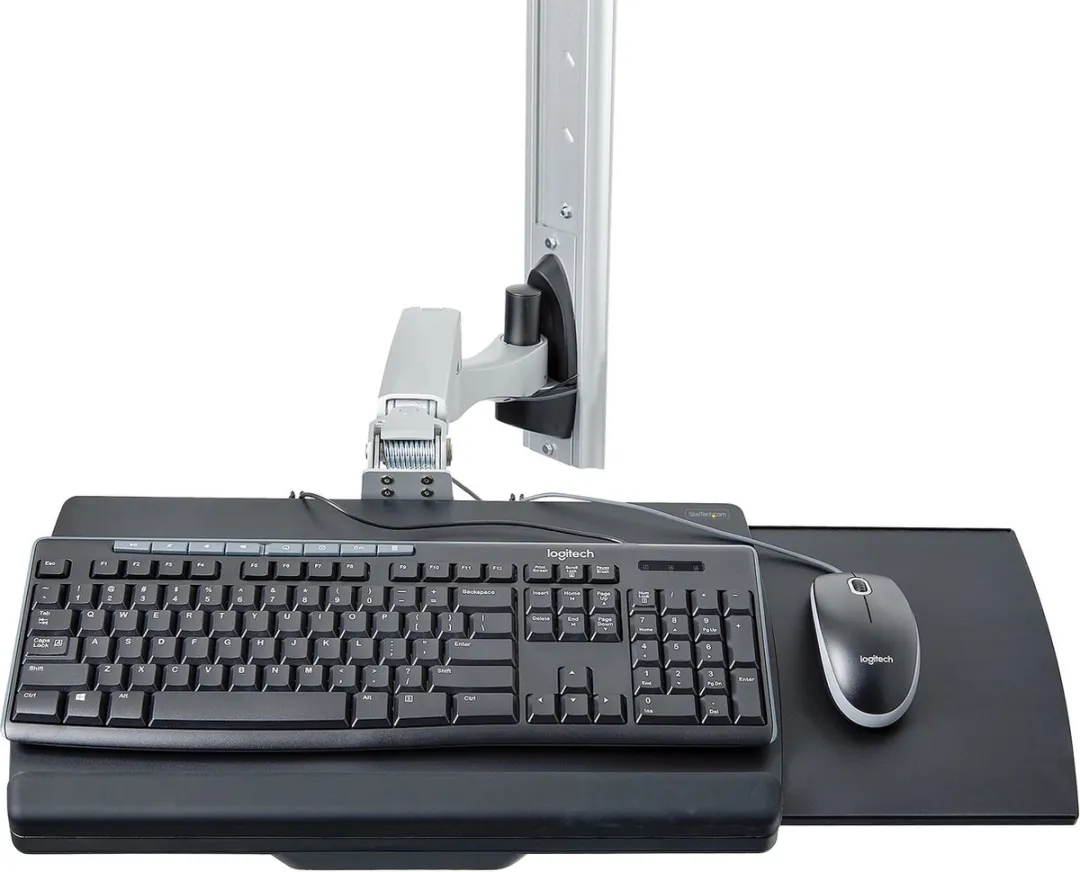 Startech 2PASTSC-WALL-MOUNT Wandmontage Zit-Sta Werkplek - 32" Scherm - Zwart - afbeelding 6 van 6