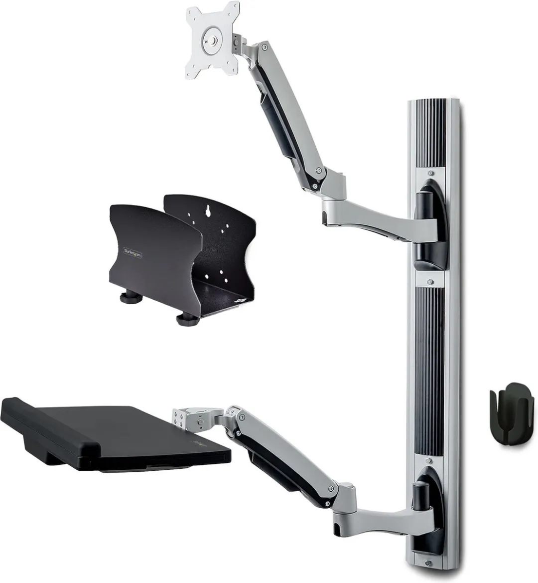 Startech 2PASTSC-WALL-MOUNT Wandmontage Zit-Sta Werkplek