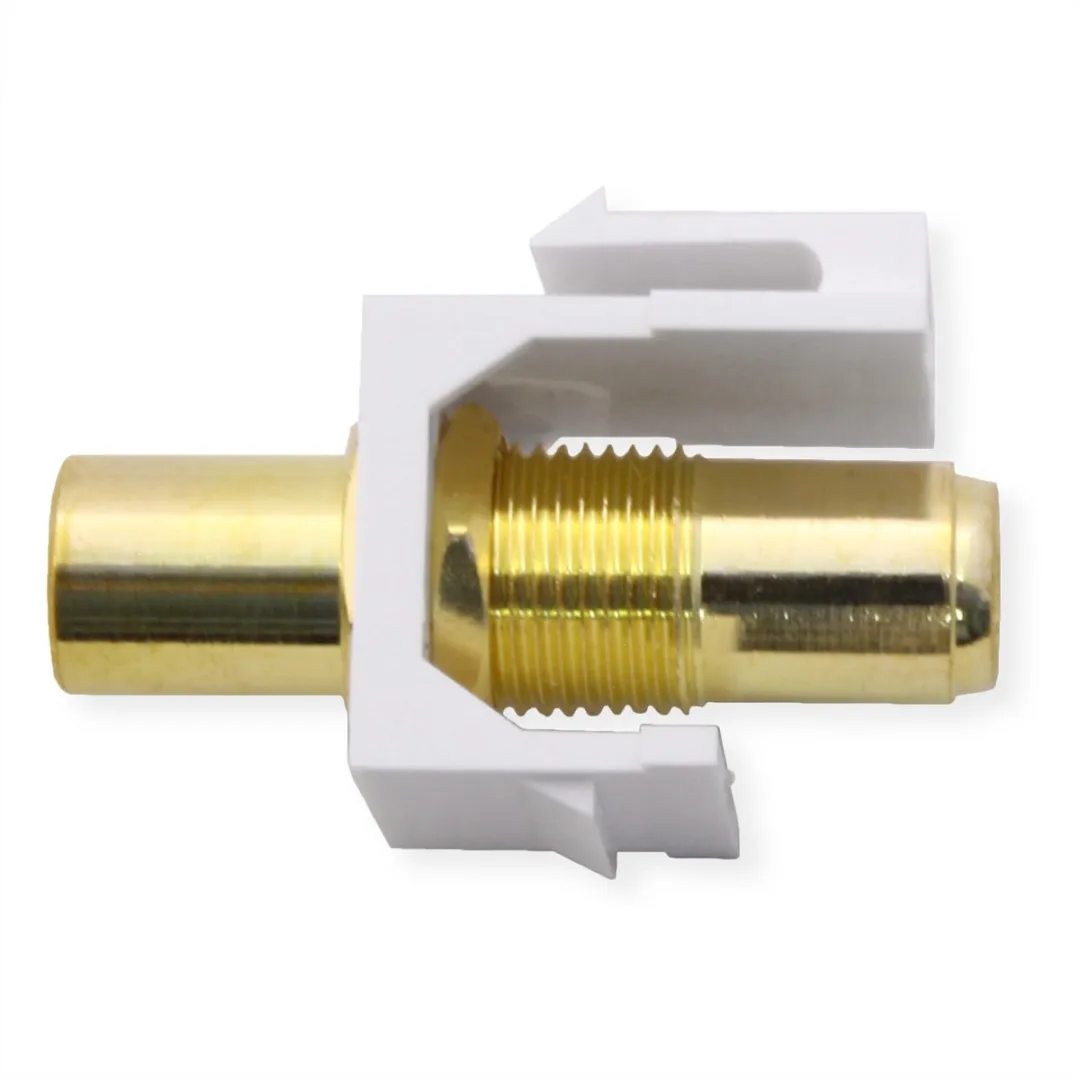 Value RCA Keystone-koppeling - Wit