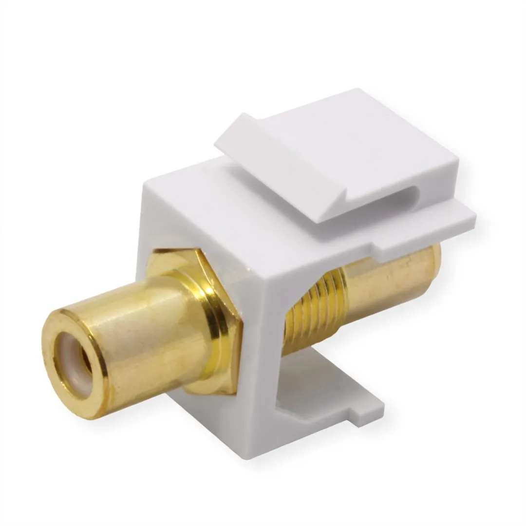 Value RCA Keystone-koppeling - Wit - afbeelding 6 van 6