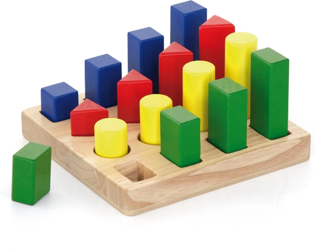 Viga Toys Sorteerspel Geometrische Blokken 51367