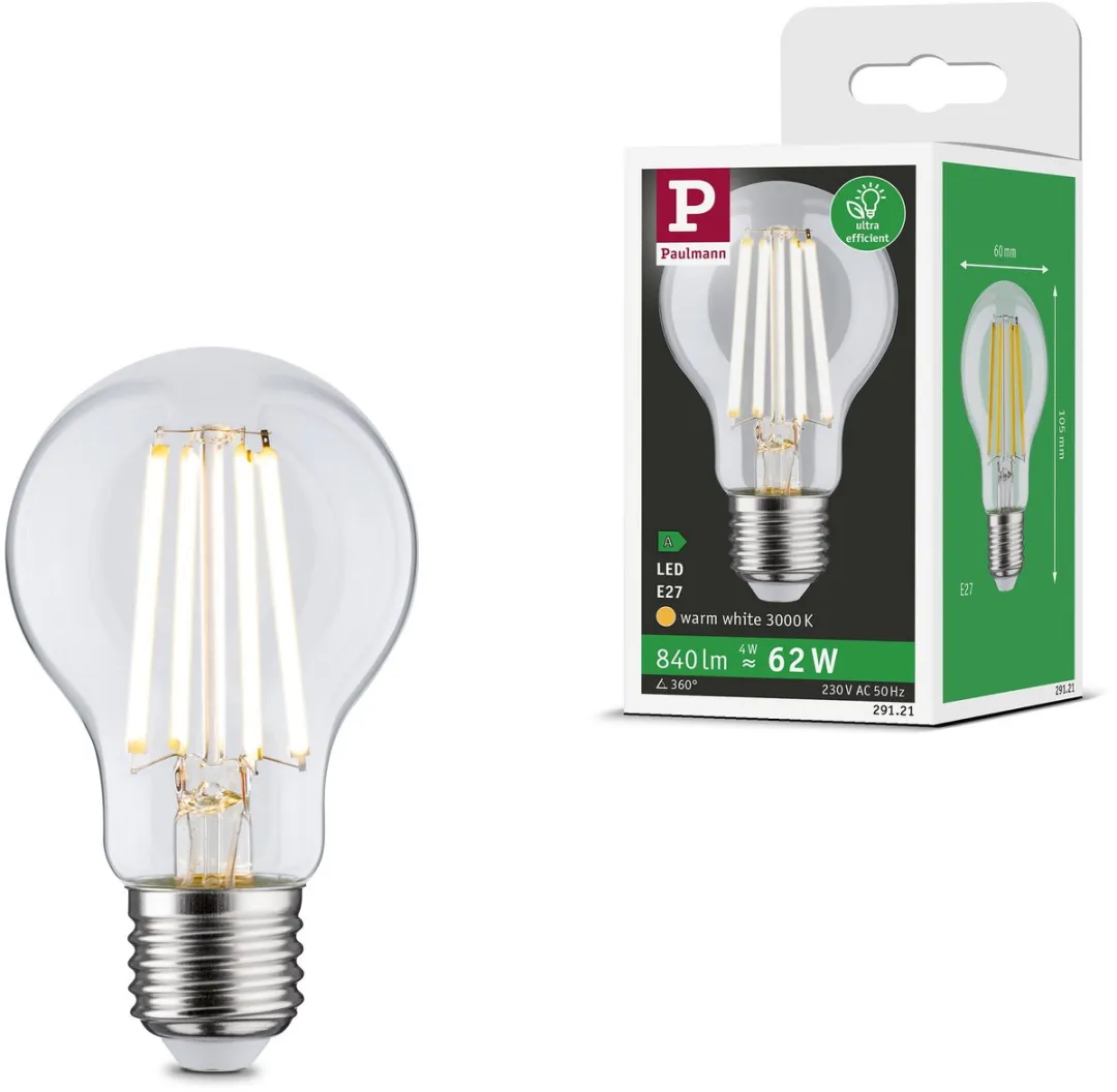 Paulmann Eco-Line LED-gloeilamp E27 4W 840lm