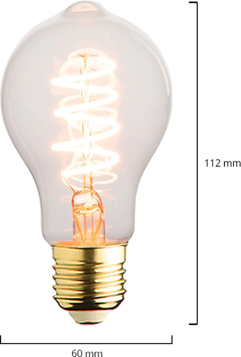 Lybardo E27 LED Lamp 10 Stuks - 5.5W 1800K Extra Warmwit
