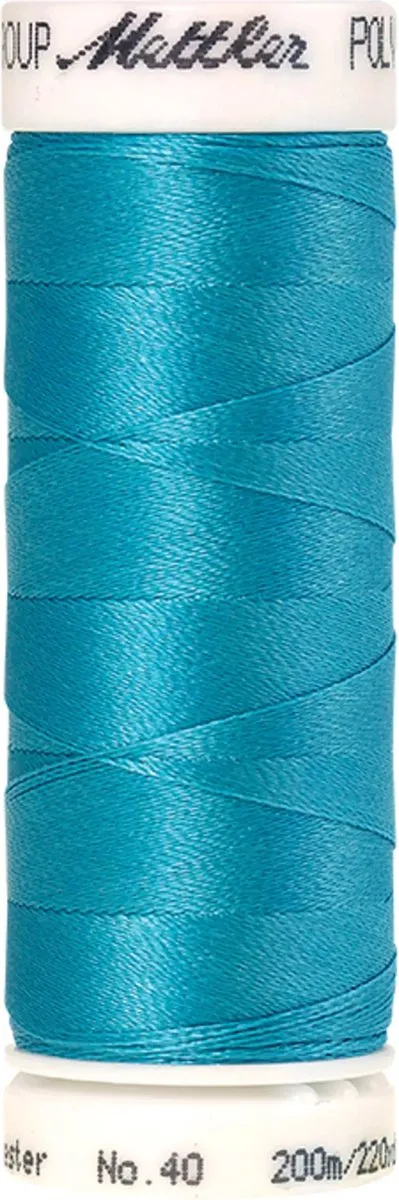 Amann Mettler Polysheen Borduurgaren 200m - Blauw
