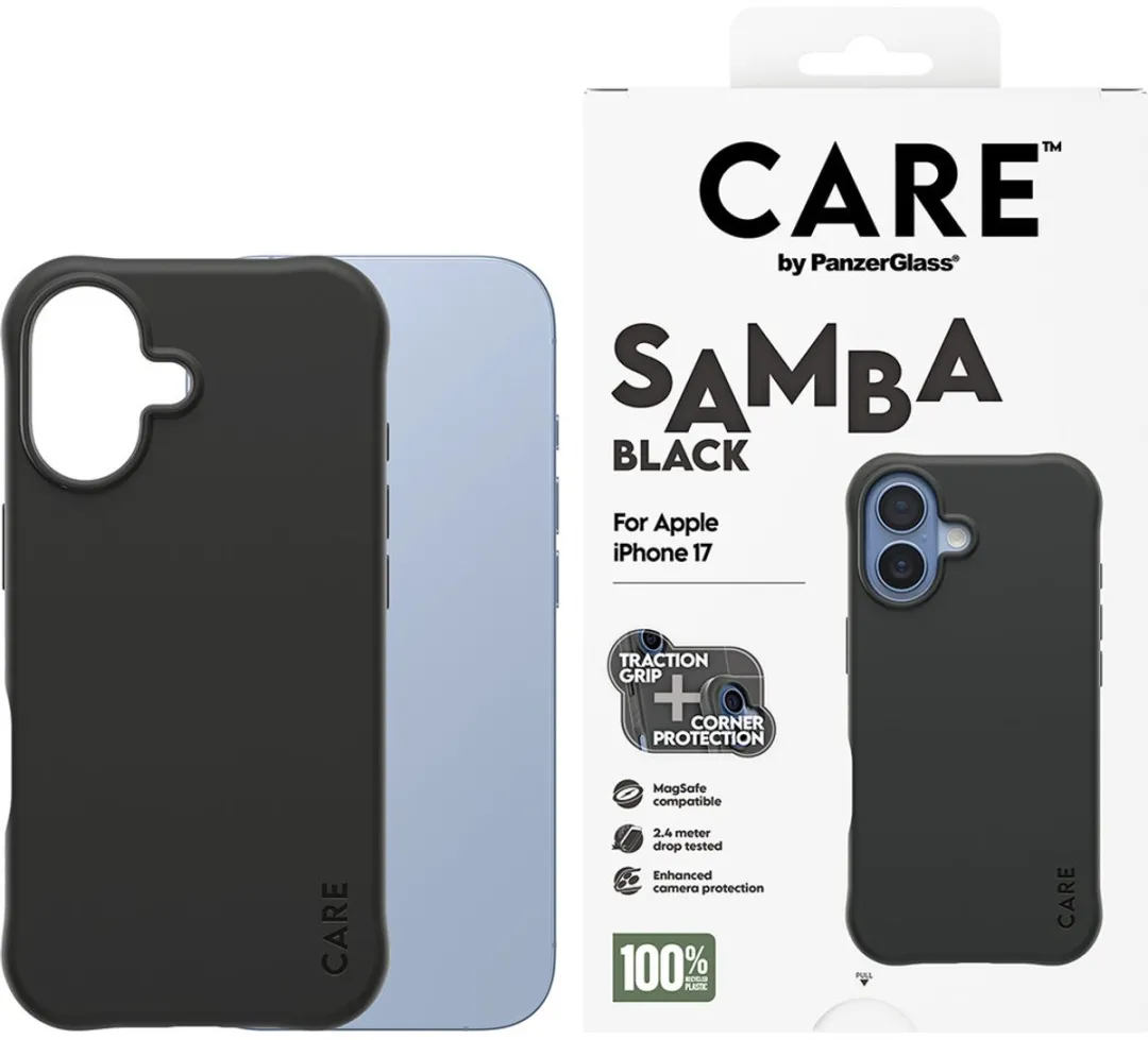 PanzerGlass Magsafe Samba Hoesje iPhone 17 - 1 Pasje - Zwart - afbeelding 6 van 6
