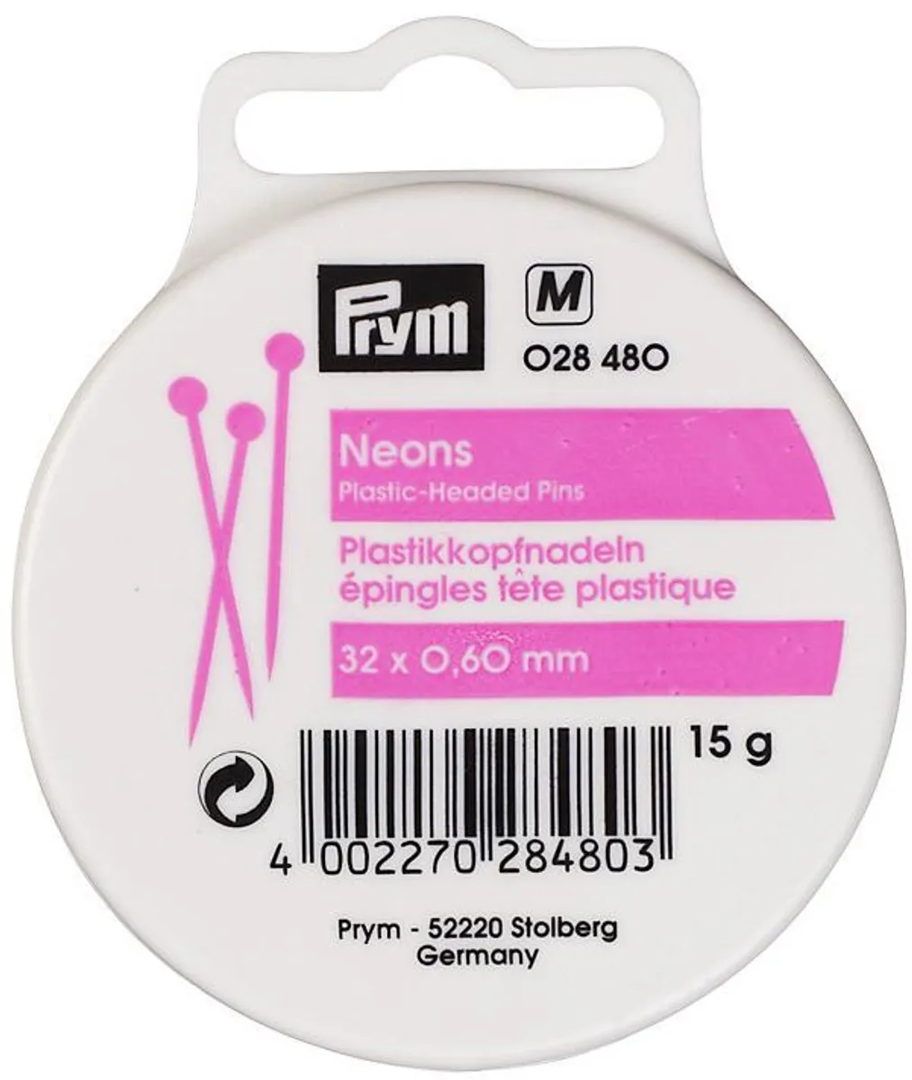 Prym Plastickopspelden 0,65x32mm