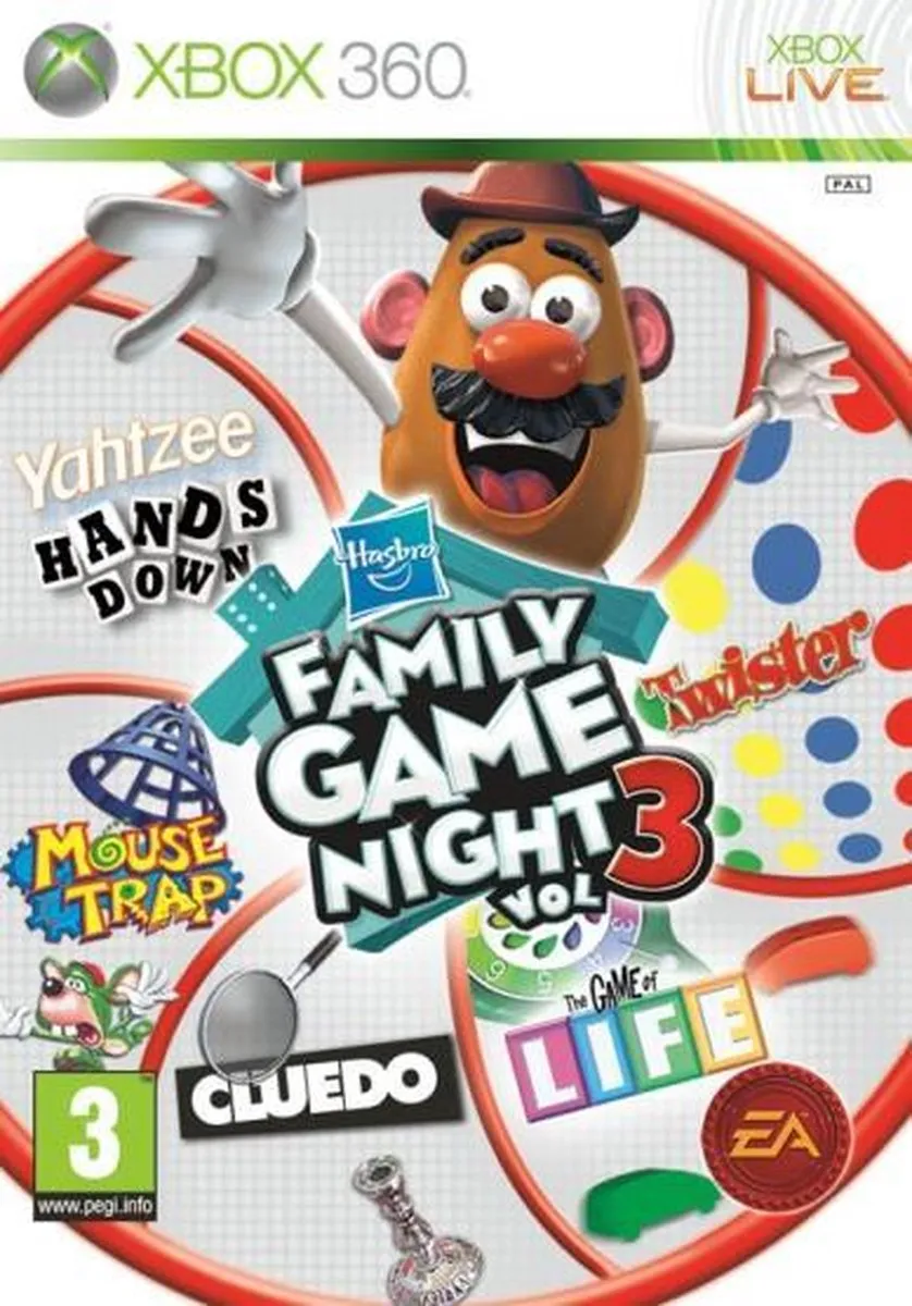 Hasbro Family Game Night 3 Bordspel