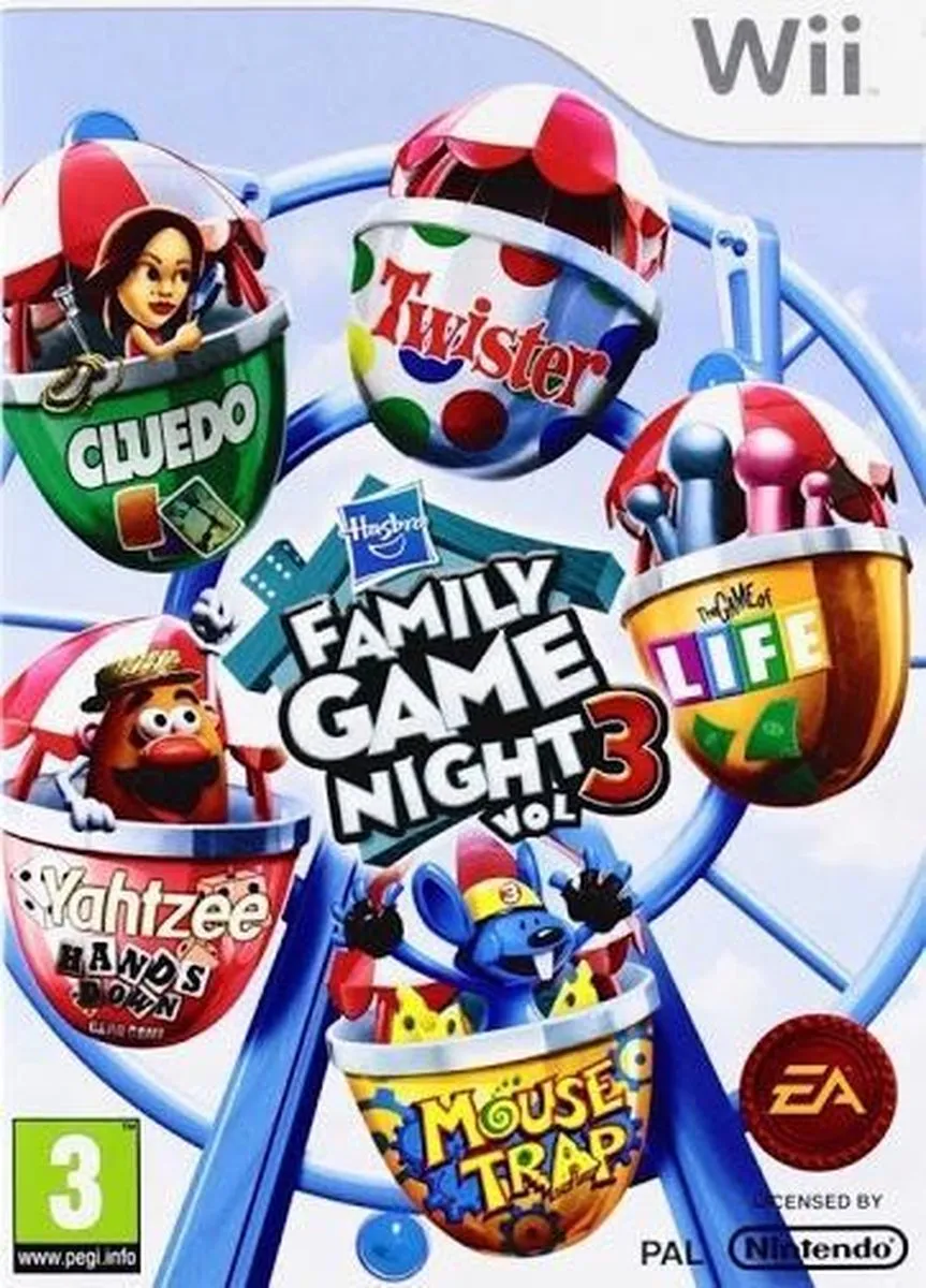 Hasbro Family Game Night 3 Bordspel - 4 Spelers