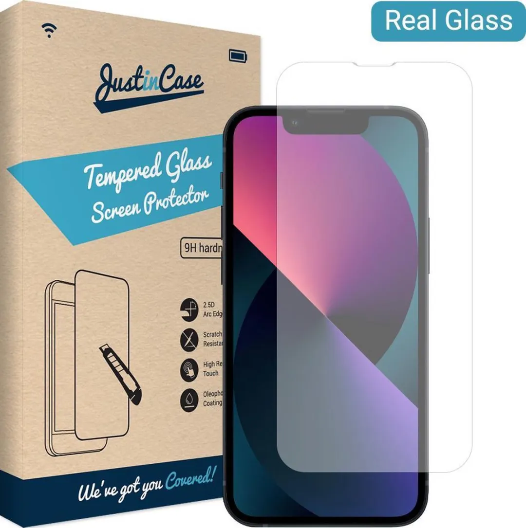Just in Case Cazy iPhone 13 Mini Tempered Glass