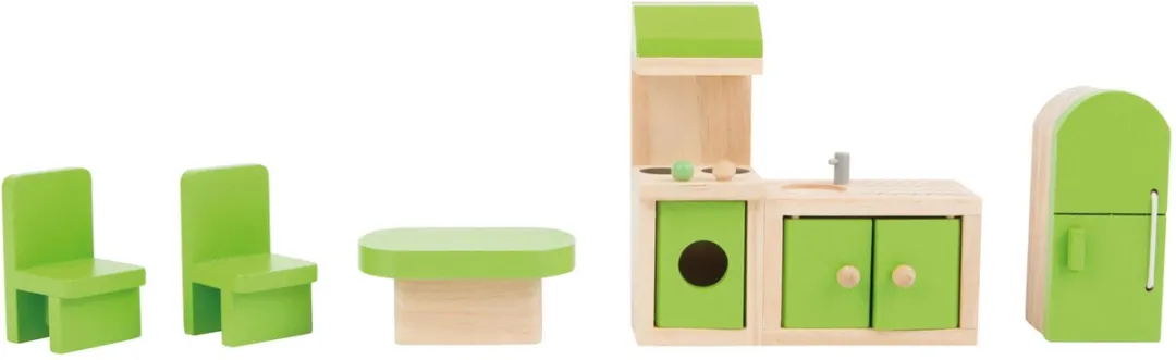 Small Foot Houten Poppenhuiskeuken 5-delig - Wit