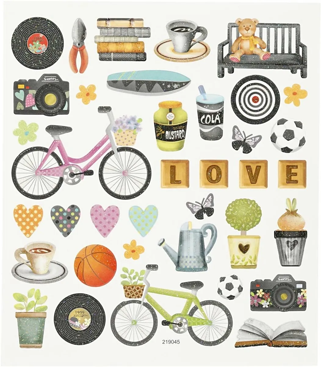 Creativ Company Stickers Vrije Tijd